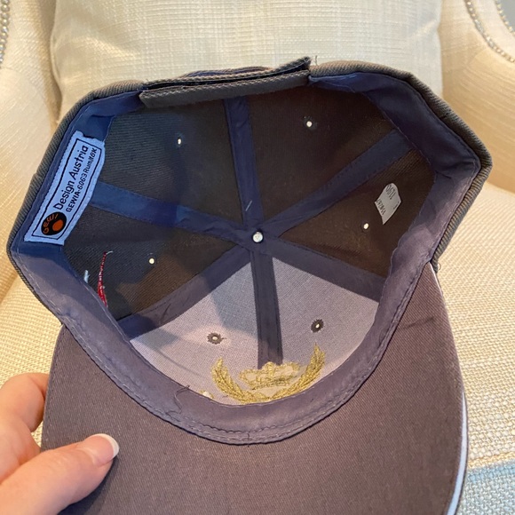 Austria Grey Hat w Gold Embroidered Detailing NWT - Picture 6 of 11